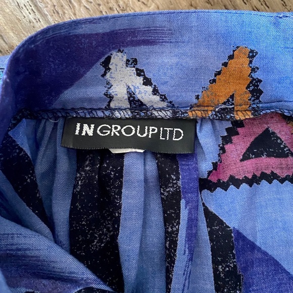 In GroupLTD Vintage wide leg trouser culotte pants - Picture 7 of 7